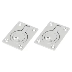 Unique Bargains 316 Stainless Steel 62x44mm Boat Floor Locker Hatch Lift Flush Ring Pull Handles 12 Unique Bargains 316 Stainless Steel 62x44mm Boat Floor Locker Hatch Lift Flush Ring Pull Handles -Futuro Brand GUEST a89a974b 49c7 4e3d 8e3f 0aec96ee8820