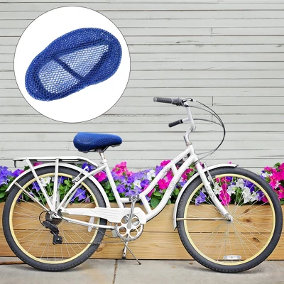 Unique Bargains Bike Bicycle Saddle Seat Cover Comfort Pad Padded Soft 3D Grid 8.86"x6.69" 2 Unique Bargains Bike Bicycle Saddle Seat Cover Comfort Pad Padded Soft 3D Grid 8.86"x6.69" - Image 2