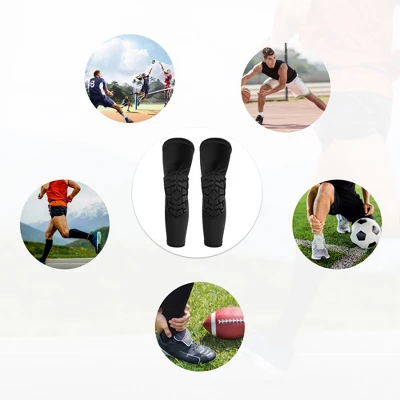 Unique Bargains Block Shape Knee Brace Protection Sponge Knee Pads Soft Breathable Knee Support Black 1 Pair 1 Unique Bargains Block Shape Knee Brace Protection Sponge Knee Pads Soft Breathable Knee Support Black 1 Pair