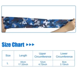 Unique Bargains Basketball Sports Camouflage Cooling Arm Elbow Compression Sleeve Blue 1 Pair -Futuro Brand GUEST aa9e8c78 7098 4c89 a711 4df01f734609