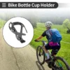 Unique Bargains Universal Bike Bottle Cup Holder Black Carbon Fiber