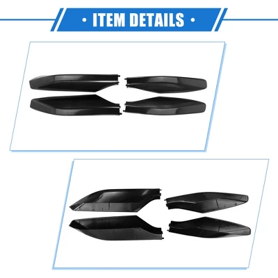 Unique Bargains Car Roof Rack Side Rails End Cover Shell Cap For Lexus GX470 2003-2009 Durable Plastic Black 4pcs 4 Unique Bargains Car Roof Rack Side Rails End Cover Shell Cap For Lexus GX470 2003-2009 Durable Plastic Black 4pcs - Image 4