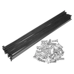 Unique Bargains 14G Bicycle Carbon Steel Spoke With Nipples Black 36 Pcs -Futuro Brand GUEST ac6ec050 7ced 48be a3e7 d958221518a8