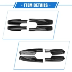 Unique Bargains Car Roof Rack Side Rails End Cover Cap Compatible For Toyota Highlander 2001-2007 Black 4pcs -Futuro Brand GUEST acb47e01 1ccb 45cf a1b2 fcf4de9ab4ef