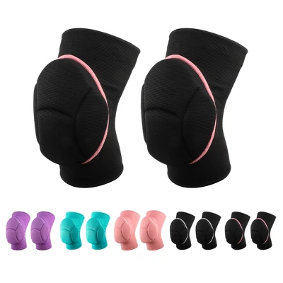 Unique Bargains Sporting Protective Knee Pad Breathable Flexible Knee Support Compression Sleeve Brace For Football Volleyball Dance 1 Pair 2 Unique Bargains Sporting Protective Knee Pad Breathable Flexible Knee Support Compression Sleeve Brace For Football Volleyball Dance 1 Pair - Image 2