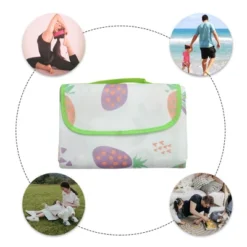 Unique Bargains Picnic Blanket Waterproof Washable Lightweight With Handle Used For Hiking Travel Camping -Futuro Brand GUEST ae4bf9df 17ef 4dba 9915 b9288e4756ff