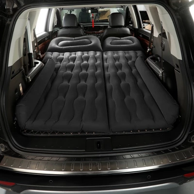 Unique Bargains Car Air Mattress Camping Bed With Pillows Black 2 Unique Bargains Car Air Mattress Camping Bed With Pillows Black - Image 2