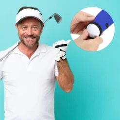 Unique Bargains Water Resistant Durable Portable Golf Ball Carry Bag With Clip 2 Pcs