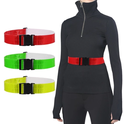 Unique Bargains Adjustable High Visibility Running Reflective Belt For Motorcycling Cycling 3 Pcs Yellow Red Green 4 Unique Bargains Adjustable High Visibility Running Reflective Belt For Motorcycling Cycling 3 Pcs Yellow Red Green - Image 4