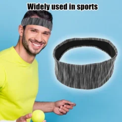 Unique Bargains Stretchy Soft Sweat Wicking Yoga Headband Sweatband For Men Women 1 Pcs Gray -Futuro Brand GUEST b1ced7c0 49ac 4f24 b49d 509643b04ec1