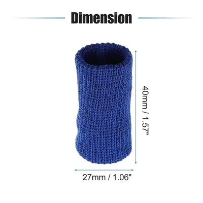 Unique Bargains Black Beige Blue Breathable Finger Sleeves Thumb Braces Support Elastic Compression Protectors For Arthritis Trigger Finger 30pcs 2 Unique Bargains Black Beige Blue Breathable Finger Sleeves Thumb Braces Support Elastic Compression Protectors For Arthritis Trigger Finger 30pcs - Image 2