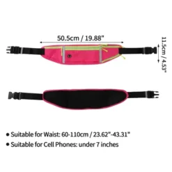 Unique Bargains Waist Pack Bag With Water Bottle Holder Rose Red 1 Pc -Futuro Brand GUEST b3f07242 86dc 458a 9bd7 b8c6209c72bb