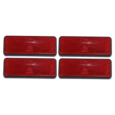 Unique Bargains Plastic Universal Rectangular Reflective Warning Reflector 3.43" 4 Pcs 8 Unique Bargains Plastic Universal Rectangular Reflective Warning Reflector 3.43" 4 Pcs - Image 8