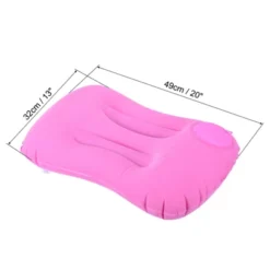 Unique Bargains Neck Support For Hiking Travel TPU Inflatable Camping Pillows 2 Pcs 19.3" X 12.6"