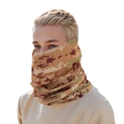 Unique Bargains Sunscreen Camouflage Pattern Face Scarf Mask Brown Yellow 1 Pc -Futuro Brand GUEST b7f85c1b ce7e 47e2 89d5 d5edcff80510