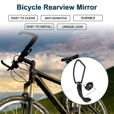 Bike Rearview Mirror 11.2x4.5cm Adjustable | Front Right Handlebar Bike Mirror Black With Mounting Accessories For Bicycle Mountain Road Bike 1 Set 1 Bike Rearview Mirror 11.2x4.5cm Adjustable | Front Right Handlebar Bike Mirror Black With Mounting Accessories For Bicycle Mountain Road Bike 1 Set