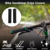 Unique Bargains Bike Handlebar Grips Covers 5.12" Black 1 Set