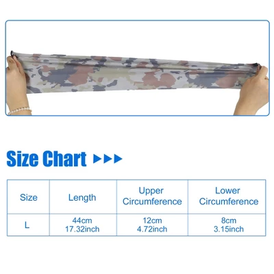 Unique Bargains Basketball Sports Camouflage Cooling Arm Elbow Compression Sleeve Brown Blue Yellow 1 Pair 3 Unique Bargains Basketball Sports Camouflage Cooling Arm Elbow Compression Sleeve Brown Blue Yellow 1 Pair - Image 3