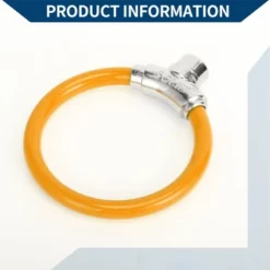 Unique Bargains Bicycle Lock Portable Ring Cable Anti-Theft Bike Lock Mini Ring Lock Orange -Futuro Brand GUEST b92c623e 831b 4f8a affd 87046616c772