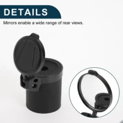 Bike Rearview Mirror 36mm Adjustable | Front Riding Mirror Black For Bicycle Mountain Road Bike 1 Pcs -Futuro Brand GUEST ba38f7bd ec13 48e0 aa84 24787e02a8b7