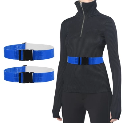 Unique Bargains Adjustable High Visibility Running Reflective Belt For Motorcycling Cycling 2 Pcs 5 Unique Bargains Adjustable High Visibility Running Reflective Belt For Motorcycling Cycling 2 Pcs - Image 5