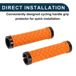 Unique Bargains Bike Handlebar Grips Covers 5.04" Orange 1 Set -Futuro Brand GUEST bbbd4865 a337 4d59 9a61 2cd0cc6b9046