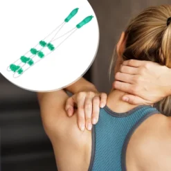 Unique Bargains Multiple Trigger Points Neck Shoulder Handheld Back Massager PP TPE Green 1 Pcs -Futuro Brand GUEST bcb0816f a70c 424f 8b66 a846793ae4cb