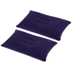 Unique Bargains Neck Support For Hiking Travel Flocked Inflatable Camping Pillows 2 Pcs 15" X 9.5" -Futuro Brand GUEST bcd4c8ad bd37 4cc7 8b85 1a65ffb8773e