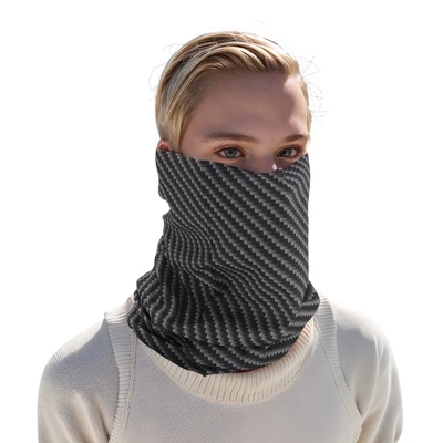 Unique Bargains Sunscreen Stripes Pattern Face Scarf Mask Black Gray 1 Pc 5 Unique Bargains Sunscreen Stripes Pattern Face Scarf Mask Black Gray 1 Pc - Image 5