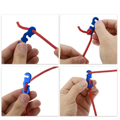 Unique Bargains Aluminum Alloy Rope Tensioners 10 Pcs 2 Unique Bargains Aluminum Alloy Rope Tensioners 10 Pcs - Image 2