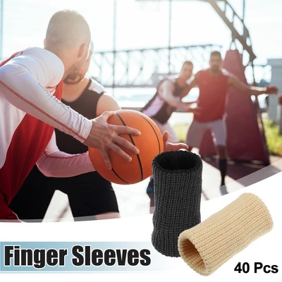 Unique Bargains Breathable Finger Sleeves Thumb Braces Support Elastic Compression Protectors For Arthritis Trigger Finger 40pcs 1 Unique Bargains Breathable Finger Sleeves Thumb Braces Support Elastic Compression Protectors For Arthritis Trigger Finger 40pcs