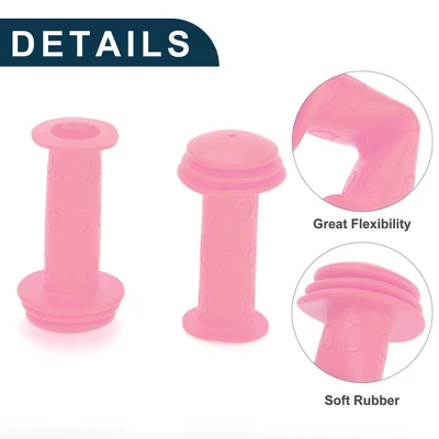 Unique Bargains Bike Handlebar Grips Covers 3.74" Pink 1 Pair 2 Unique Bargains Bike Handlebar Grips Covers 3.74" Pink 1 Pair - Image 2
