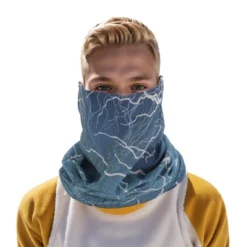 Unique Bargains Sunscreen Lightnings Pattern Face Scarf Mask Gray Blue 1 Pc -Futuro Brand GUEST c0fa26c7 3b5e 42cd 84b8 75160b13d607