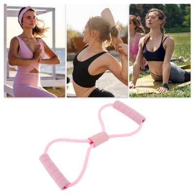 Unique Bargains Durable Yoga Stretch Band 14.17"x4.33" 1 Pc 1 Unique Bargains Durable Yoga Stretch Band 14.17"x4.33" 1 Pc