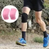 Unique Bargains Sporting Protective Knee Pad Breathable Flexible Knee Support Compression Sleeve Brace For Football Dance 1 Pair