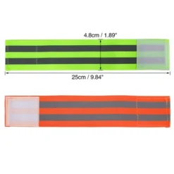 Unique Bargains Wrist Reflective Bands Tape Straps Bracelet Green Orange 4 Pcs -Futuro Brand GUEST c13e379d 2cea 4ed9 bfc2 3a312e6f31f4