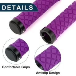 Unique Bargains Bike Handlebar Grips Covers 5.04" Purple 1 Set -Futuro Brand GUEST c2573a6d 3134 4618 b9f6 57820cc90a3e