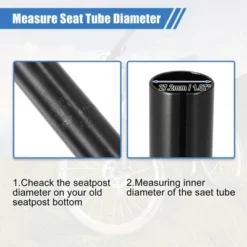Unique Bargains Aluminium Alloy Bicycle Bike Seat Post Tube Adapter Black 2 Pcs -Futuro Brand GUEST c2bbd25b a2ec 43de 89c0 88d60dc4ad74