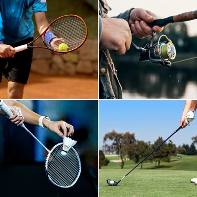 Unique Bargains PU Stretchy Non-Slip Absorb Sweat Tennis Racket Grip Tapes 12 Pcs 4 Unique Bargains PU Stretchy Non-Slip Absorb Sweat Tennis Racket Grip Tapes 12 Pcs - Image 4