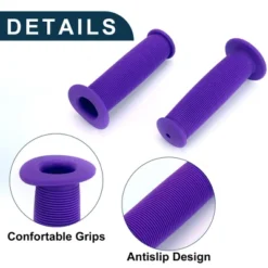 Unique Bargains Bike Handlebar Grips Covers 4.33" Purple 1 Pair -Futuro Brand GUEST c3cd25c9 11c8 470b a6d4 8e741e152e98