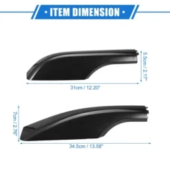 Unique Bargains Car Roof Rack Side Rails End Cover Cap For Toyota Land Cruiser LC200 J200 2008-2021 Plastic Black 4pcs -Futuro Brand GUEST c4ac1625 851e 4184 a944 f3591e4d51ad