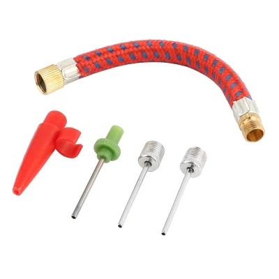 Unique Bargains Basketball Inflating Balloon Air Pump Inflator Needle Valve Hose 2 Sets 1 Unique Bargains Basketball Inflating Balloon Air Pump Inflator Needle Valve Hose 2 Sets
