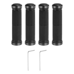 Unique Bargains Non-Slip Mushroom Double Lock-on Bike Handlebar Grips 5.12" 2 Pairs With Hex Wrench -Futuro Brand GUEST c54e8084 69a0 4f8f acc7 d710f07014a1