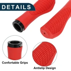 Unique Bargains Bike Handlebar Grips Covers 5.28" Red 1 Pair -Futuro Brand GUEST c5cc630e 7607 4965 be1c 3bcbf4a6d6fb