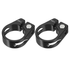 Unique Bargains Aluminum Alloy Quick-Release Mountain Road Bike Seat Post Clamp Black 2 Pcs -Futuro Brand GUEST c678d3e5 c7d6 42f5 bff7 ba22a254378c