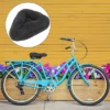 Unique Bargains Bike Bicycle Thickened Saddle Seat Cover Comfort Pad Padded Soft Cushion Plush