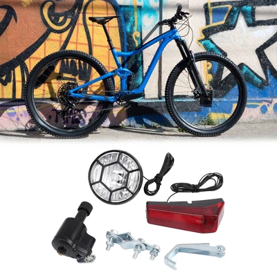 Unique Bargains Universal Bicycle Dynamo Lights 1 Set 2 Unique Bargains Universal Bicycle Dynamo Lights 1 Set - Image 2