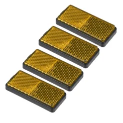 Unique Bargains M5x0.8 Motorcycle Plastic Universal Screw Mount Reflective Warning Reflector 2.2'' 4 Pcs -Futuro Brand GUEST c7c1d2a3 ca8a 489b 8839 da26eb71f7ed