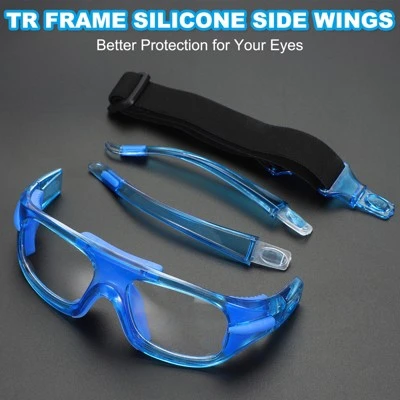 Unique Bargains PC Silicone Adjustable Strap Lightweight Professional Sports Goggles 1 Pc 2 Unique Bargains PC Silicone Adjustable Strap Lightweight Professional Sports Goggles 1 Pc - Image 2