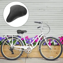Unique Bargains Waterproof Black Bicycle Seat Cover Cushion Pad Soft Saddle Seat Cover -Futuro Brand GUEST ca1ce3ae 9c83 46c1 b5b4 bbc3c2997ae7